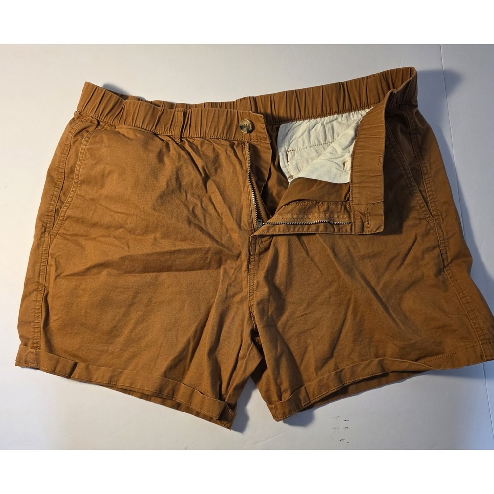 Maamgic Mens Size 36 Brown Chino Shorts‎